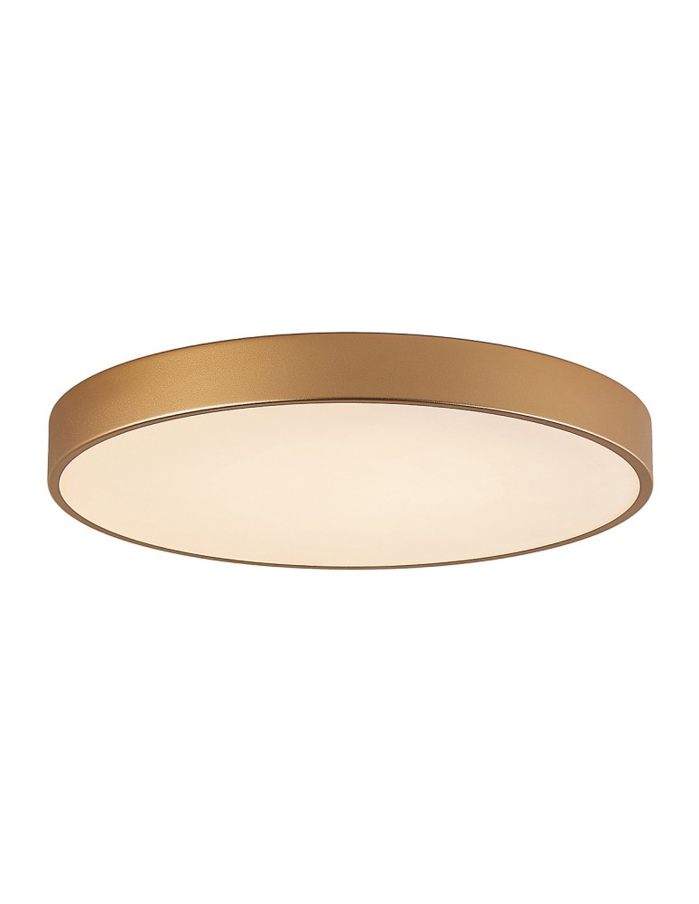 Large ceiling lamps - Italux Orbital Plafond Gold Sandblasted 1xLED 60W 4000K 5361-860RC-GD-4 - product kolory-swiatla.pl 1