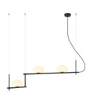 Pendant lamps over the island - Italux Kernio Pendant Black 3xG9 25W PND-357783-BK+W - product 1