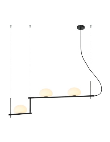 Italux Kernio Pendant Black 3xG9 25W PND-357783-BK+W
