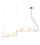 Pendant lamps - Italux Kernio Pendant Brass 4xG9 25W PND-357784-BRO+W - product 1