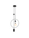 Italux Trosti Pendant Black 2xG9, GU10 GU10 35W + G9 25W PND-428892-BK