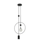 Designer pendant lamps - Italux Trosti Pendant Black 2xG9, GU10 GU10 35W + G9 25W PND-428892-BK - product 2