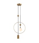 Designer pendant lamps - Italux Trosti Pendant Brass 2xG9, GU10 GU10 35W + G9 25W PND-428892-BRO - product 1