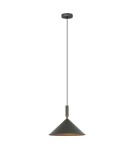 Single pendant lamps - Italux Drello Pendant Grey 1xE27 40W PND-541101-GR - product 1