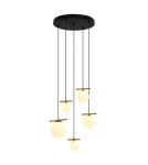 Pendant lamps spheres - Italux Merseta Pendant Antique Bronze 5xE14, G9 E14 40W + G9 25W PND-463325A-BRO+W - product 1