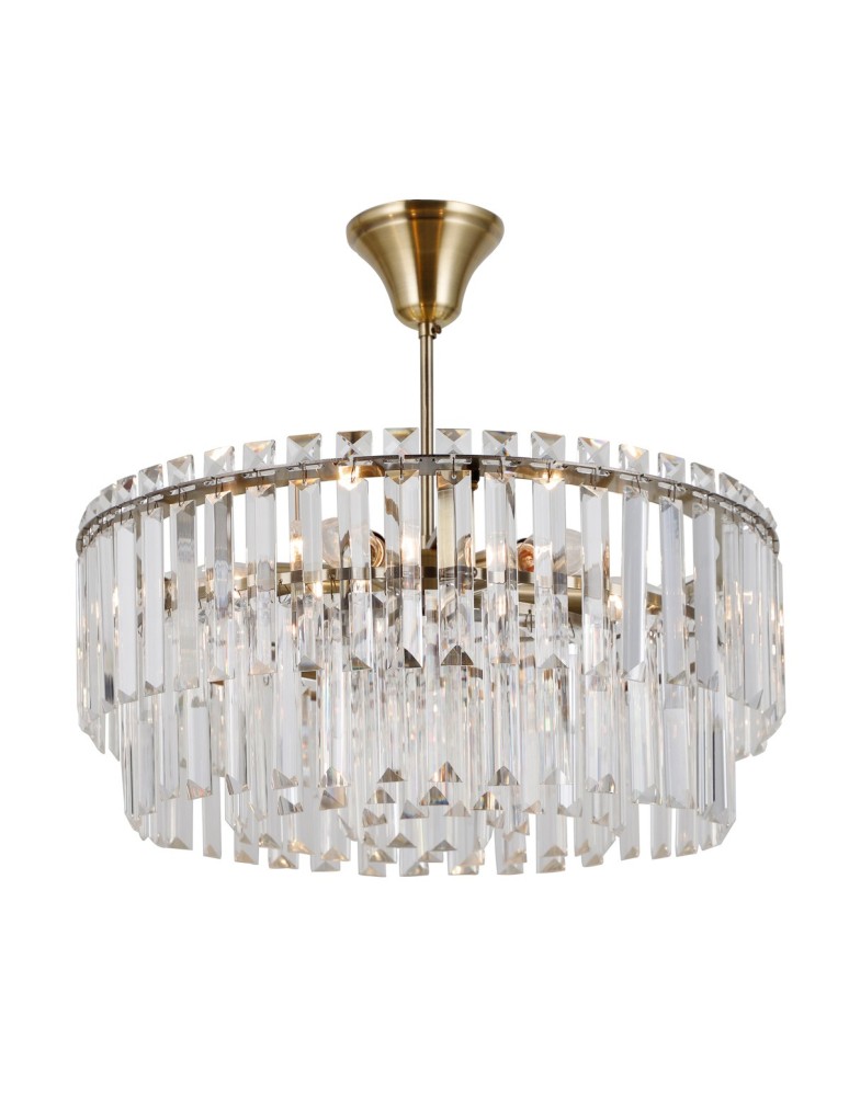 Chandeliers - Italux Buena Pendant Antique Bronze 6xE14 40W PND-22320-6-ABR - product kolory-swiatla.pl 1