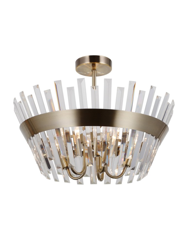 Chandeliers - Italux Altoya Pendant Antique Bronze 5xE14 40W PND-22450-5-ABR - product kolory-swiatla.pl 2