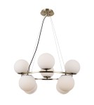 Pendant lamps spheres - Italux Larosa Pendant Antique Bronze 8xE27 5W PND-33453-4-4-ABR - product 1