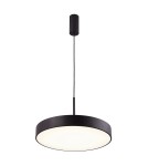 LED pendant lamps - Italux Orbital Pendant Black Sandblasted 1xLED 35W 3000K 5361-835RP-BK-3 - product 1