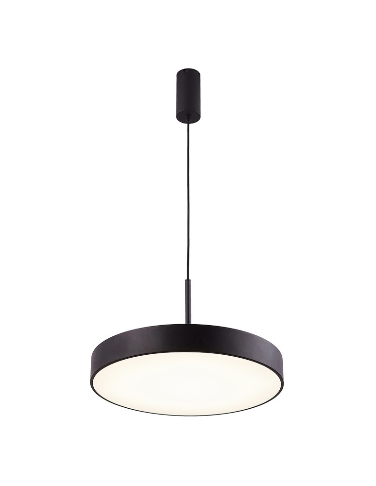 LED pendant lamps - Italux Orbital Pendant Black Sandblasted 1xLED 35W 3000K 5361-835RP-BK-3 - product kolory-swiatla.pl 1
