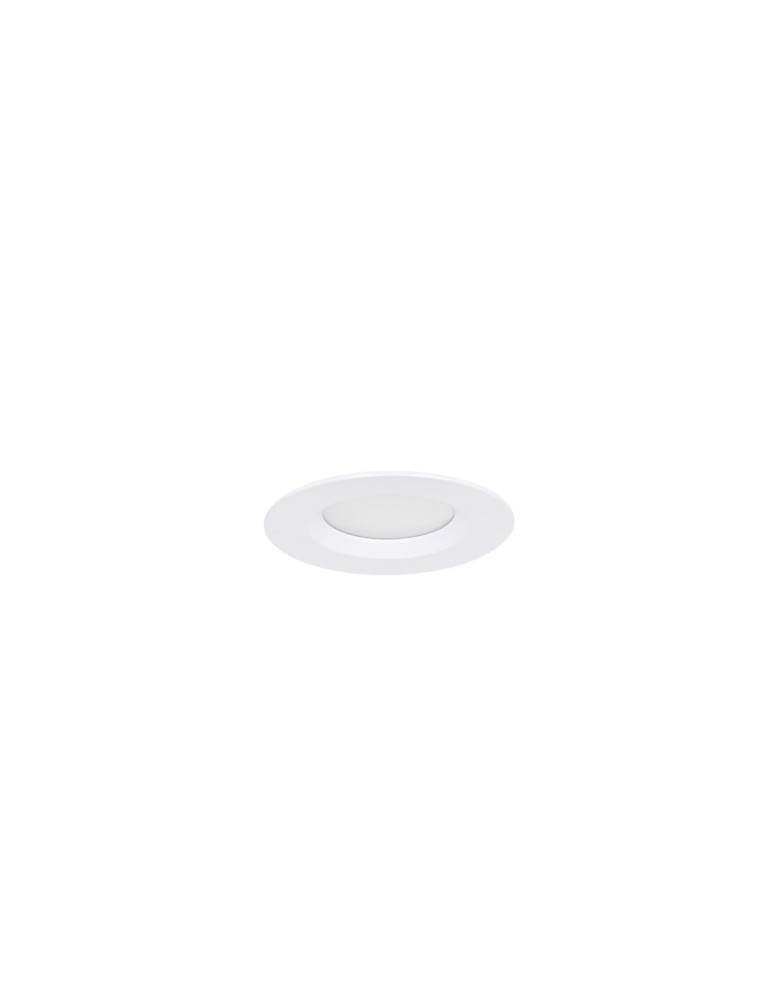 Recessed lamps with hermetic shade - Italux Modulus Recessed Ceiling Recessed White Matte IP44/IP20 1xLED 7W 3000K-4000K-6000K RCS-9800-095-7W-WH-SWK - product kolory-swiatla.pl 1