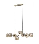 Pendant lamps spheres - Italux Erimida Pendant Antique Bronze 8xG9 5W PND-2244-8A-AB - product 1