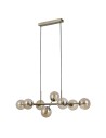 Italux Erimida Pendant Antique Bronze 8xG9 5W PND-2244-8A-AB