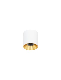 Italux Altisma Surface-mounted White matt, gold interior 1xLED 10W 3000K CLN-6677-75-WH-GD-3K