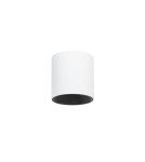 LED ceiling luminaires - Italux Altisma Surface-mounted White matt, black interior 1xLED 10W 3000K CLN-6677-75-WH-BL-3K - product 3