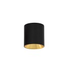 LED ceiling luminaires - Italux Altisma Surface-mounted Black matt 1xLED 10W 3000K CLN-6677-75-BL-GD-3K - product 2