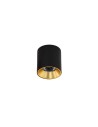 Italux Altisma Surface-mounted Black matt 1xLED 10W 3000K CLN-6677-75-BL-GD-3K