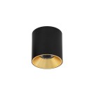 LED ceiling luminaires - Italux Altisma Surface-mounted White matt, gold interior 1xLED 15W 3000K CLN-6677-95-BL-GD-3K - product 1