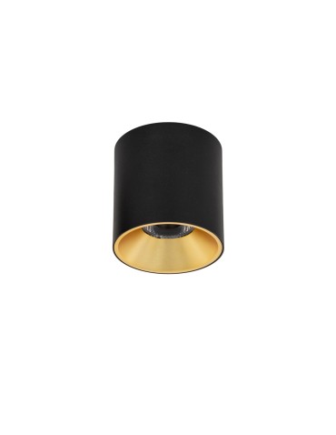 Italux Altisma Surface-mounted White matt, gold interior 1xLED 15W 3000K CLN-6677-95-BL-GD-3K