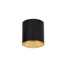 LED ceiling luminaires - Italux Altisma Surface-mounted White matt, gold interior 1xLED 15W 3000K CLN-6677-95-BL-GD-3K - product 2