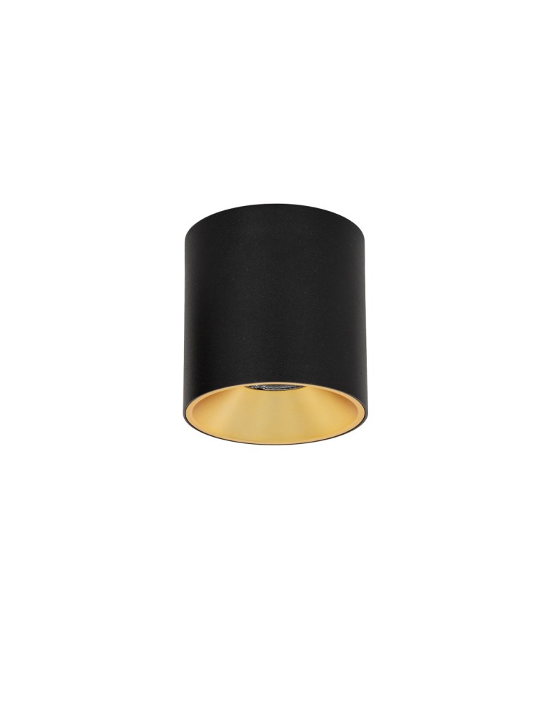 LED ceiling luminaires - Italux Altisma Surface-mounted White matt, gold interior 1xLED 15W 3000K CLN-6677-95-BL-GD-3K - product kolory-swiatla.pl 2