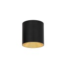 LED ceiling luminaires - Italux Altisma Surface-mounted White matt, gold interior 1xLED 15W 3000K CLN-6677-95-BL-GD-3K - product 3