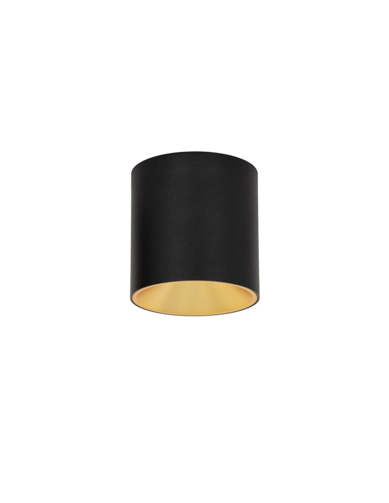 LED ceiling luminaires - Italux Altisma Surface-mounted White matt, gold interior 1xLED 15W 3000K CLN-6677-95-BL-GD-3K - product kolory-swiatla.pl 3