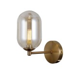 Wall lamps - Italux Perano Wall lamp Antique bronze 1xG9 5W WL-4215-1-HBR - product 1