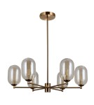 Chandeliers - Italux Perano Pendant Antique Bronze 6xG9 5W PND-4215-6-HBR - product 2