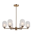 Chandeliers - Italux Perano Pendant Antique Bronze 6xG9 5W PND-4215-6A-HBR-SAT - product 1