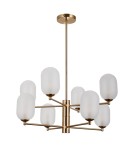 Chandeliers - Italux Perano Pendant Antique Bronze 8xG9 5W PND-4215-8A-HBR-SAT - product 2