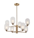 Chandeliers - Italux Perano Pendant Antique Bronze 8xG9 5W PND-4215-8A-HBR-SAT - product 1