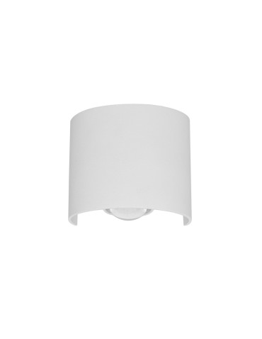 Italux Ortelo Outdoor Wall Mounted White Sandblasted IP54 2xLED 2W 3000K OWL-6650-1-WH-3K