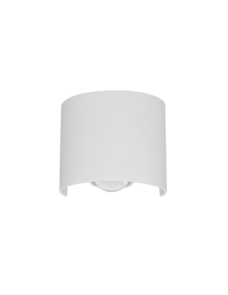 Outdoor wall lamps - Italux Ortelo Outdoor Wall Mounted White Sandblasted IP54 2xLED 2W 3000K OWL-6650-1-WH-3K - product kolory-swiatla.pl 1