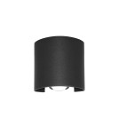 Outdoor wall lamps - Italux Ortelo Outdoor Wall Mounted Black Sandblasted IP54 2xLED 2W 3000K OWL-451-1-BL - product 1