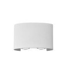 Outdoor wall lamps - Italux Ortelo Outdoor Wall Mounted White Sandblasted IP54 4xLED 4W 3000K OWL-6650-2-WH-3K - product 1