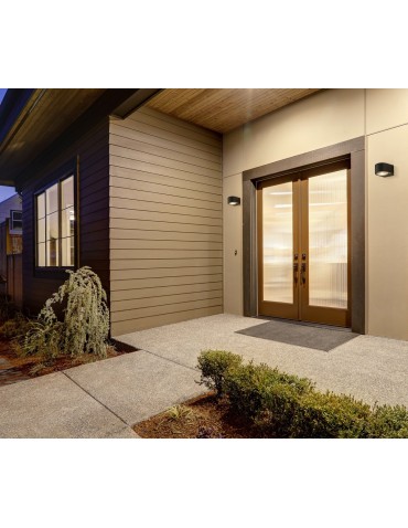 Italux Pesaro 4K Zewnętrzna Ścienna Czarny piaskowany IP54 1xLED 5W 4000K OWL-8081-4K - produkt 2