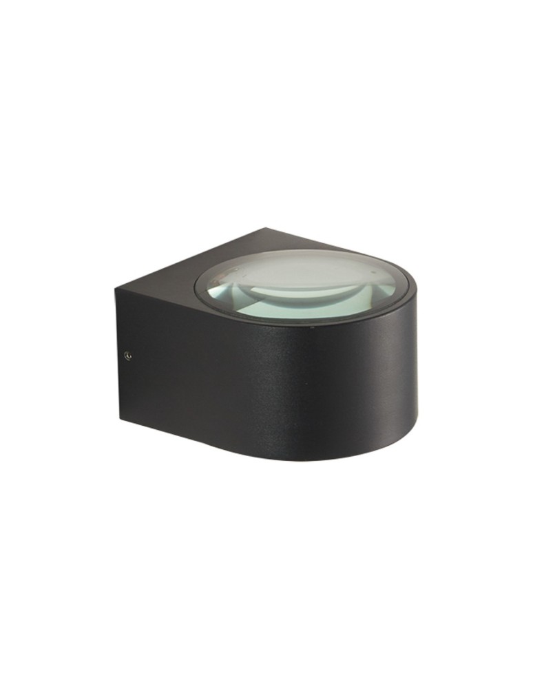 Outdoor wall lamps - Italux Pesaro 4K Outdoor Wall Mounted Black Sandblasted IP54 1xLED 5W 4000K OWL-8081-4K - product kolory-swiatla.pl 3