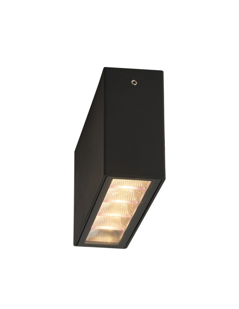 Outdoor ceiling lamps - Italux Forli 3K Exterior Surface Mounted Black Sandblasted IP54 5xLED 5W 3000K OWL-2015-3K - product kolory-swiatla.pl 2