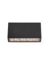 Italux Forli 3K Exterior Surface Mounted Black Sandblasted IP54 5xLED 5W 3000K OWL-2015-3K