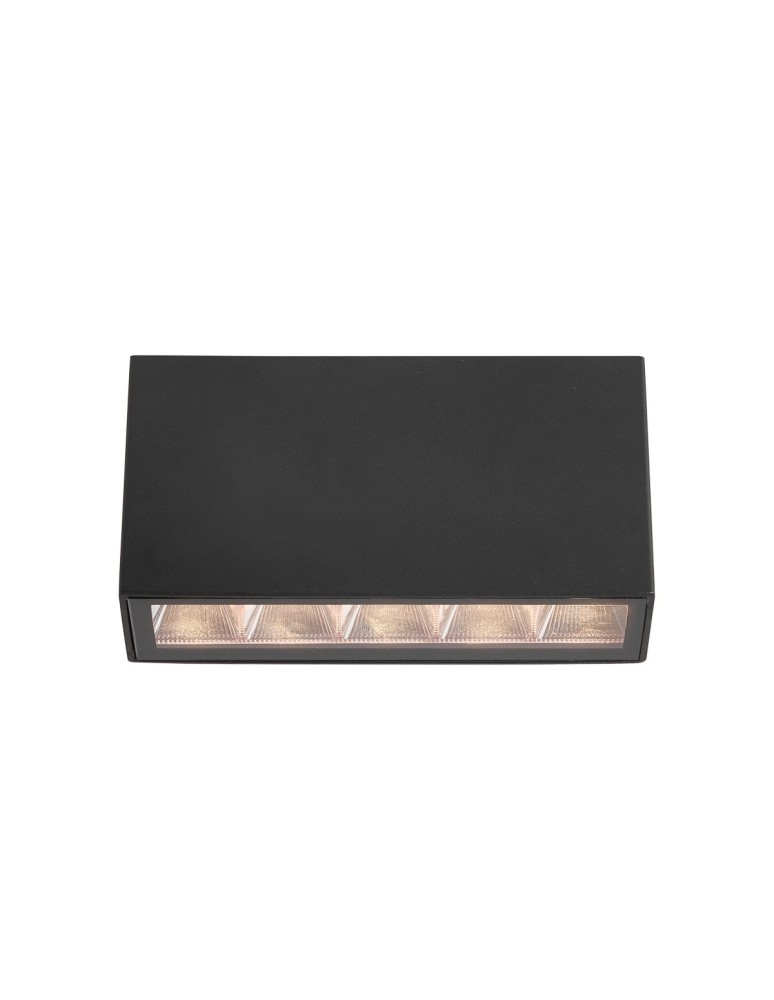 Outdoor ceiling lamps - Italux Forli 4K Outdoor Surface Mounted Black Sandblasted IP54 5xLED 5W 4000K OWL-2015-4K - product kolory-swiatla.pl 1