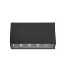 Outdoor ceiling lamps - Italux Forli 4K Outdoor Surface Mounted Black Sandblasted IP54 5xLED 5W 4000K OWL-2015-4K - product 4