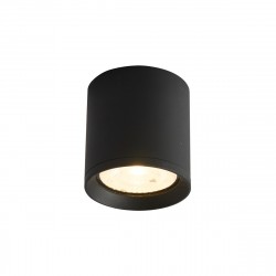 Italux Cervia 3K Zewnętrzna Natynkowa Czarny piaskowany IP54 1xLED 15W 3000K OPN-2007-3K