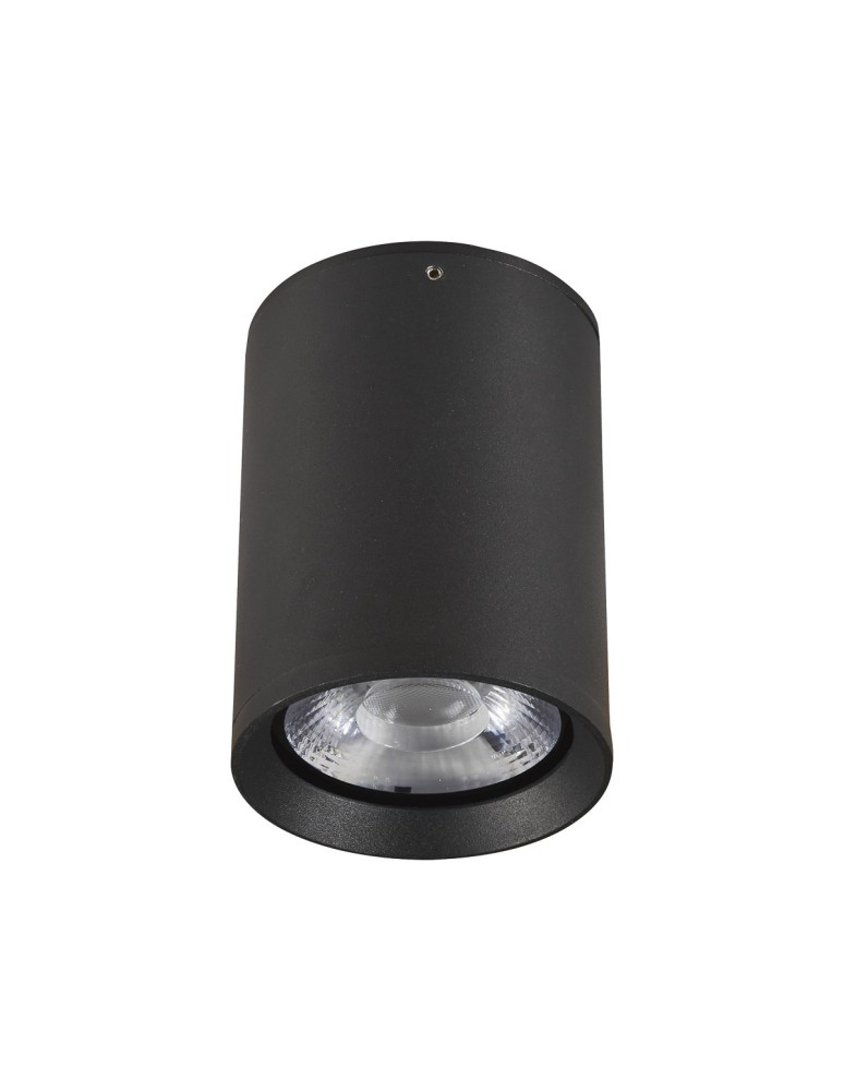 Outdoor ceiling lamps - Italux Cervia 3K Exterior Surface Mounted Black Sandblasted IP54 1xLED 9W 3000K OPN-2003-3K - product kolory-swiatla.pl 2
