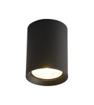 Outdoor ceiling lamps - Italux Cervia 4K Outdoor Surface Mounted Black Sandblasted IP54 1xLED 9W 4000K OPN-2003-4K - product 1