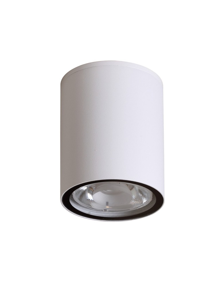 Outdoor ceiling lamps - Italux Fano 4K Exterior Surface Mounted White Sandblasted IP54 1xLED 6W 4000K OPN-2006-4K - product kolory-swiatla.pl 2