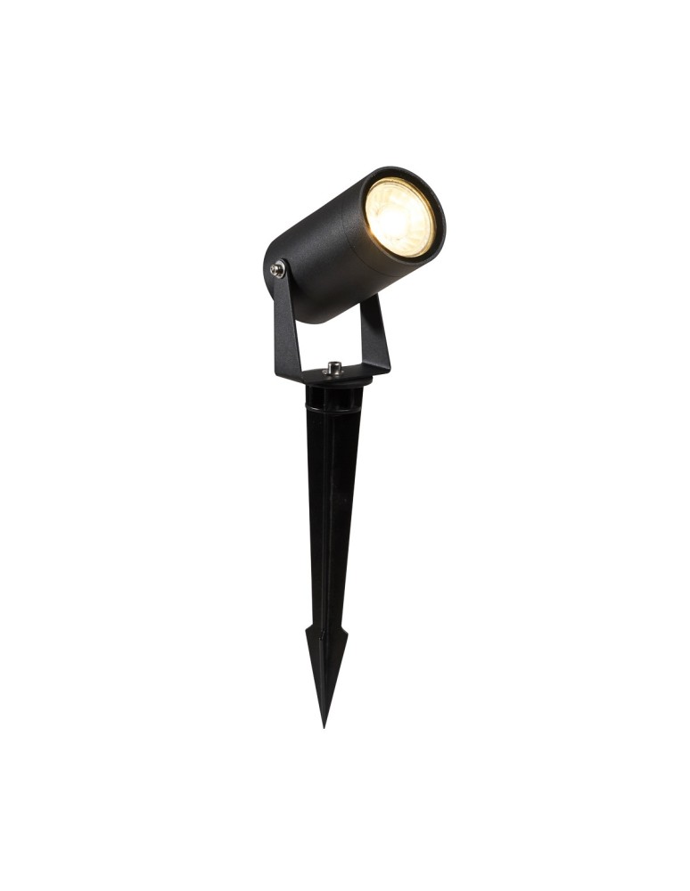 Garden lamps driven into the ground (with wedge) - Italux Urbino Outdoor Ground Black Sandblasted IP65 1xGU10 20W OSPL-7125-GU10. - product kolory-swiatla.pl 1