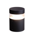 Standing garden lamps - Italux Marcon 3K Outdoor Standing Black Sandblasted IP54 1xLED 12W 3000K OFL-6552-25-3K - product 1