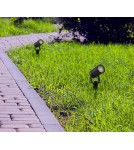 Garden lamps driven into the ground (with wedge) - Italux Urbino Outdoor Ground Black Sandblasted IP65 1xGU10 20W OSPL-7125-GU10. - product 3