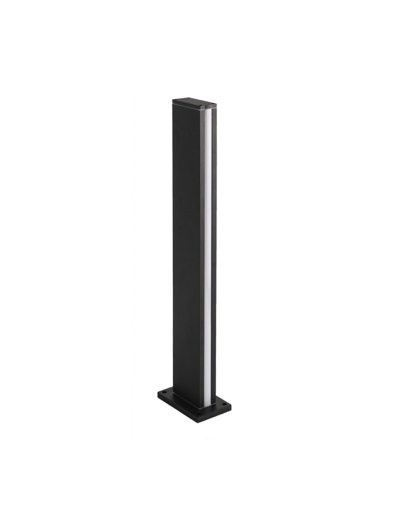 Standing garden lamps - Italux Grado 4K Outdoor Standing Black Sandblasted IP54 1xLED 12W 4000K OFL-7281-4K - product kolory-swiatla.pl 2
